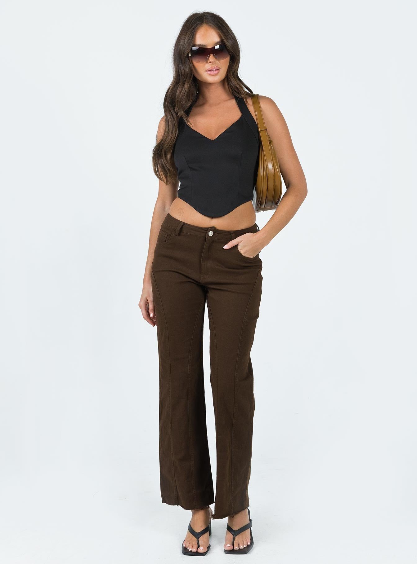 Magil Pants Brown sold by Princess Polly product image thumbnail 2