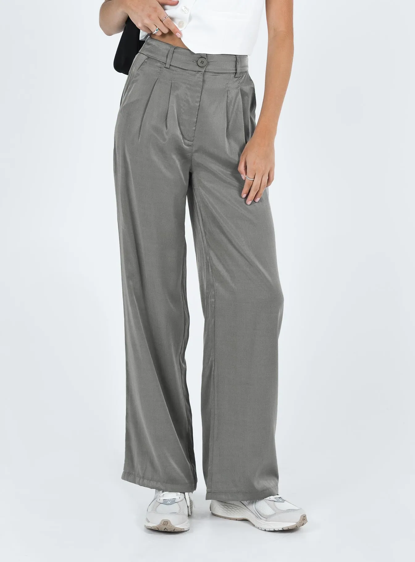 Kacey Pants Slate sold by Princess Polly product image thumbnail 2