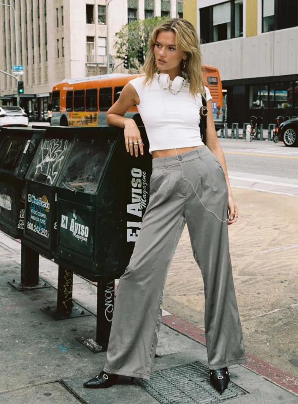 Kacey Pants Slate sold by Princess Polly