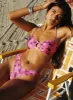Love Letters High Cut Cheeky Bikini Bottoms Purple Floral sold by Princess Polly