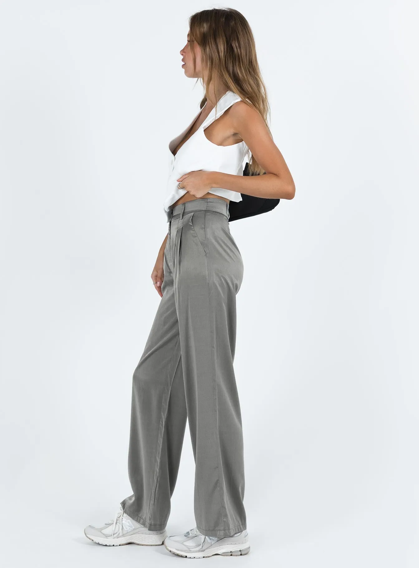 Kacey Pants Slate sold by Princess Polly product image thumbnail 4