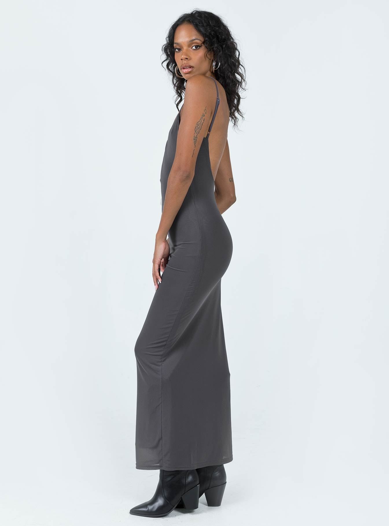 Knox Maxi Dress Slate sold by Princess Polly product image thumbnail 4