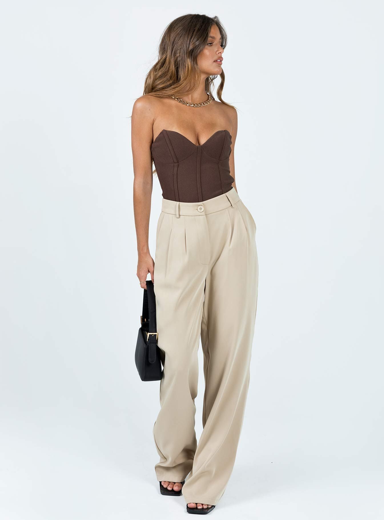 Marishka Bodysuit Brown sold by Princess Polly product image thumbnail 3