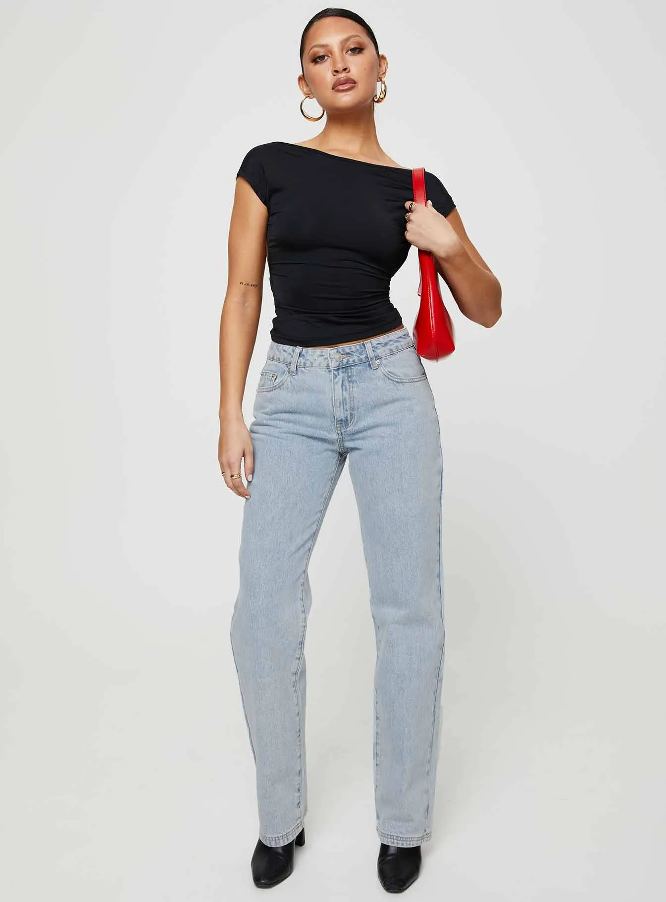 Gazelle Jeans Light Wash Denim sold by Princess Polly product image thumbnail 2