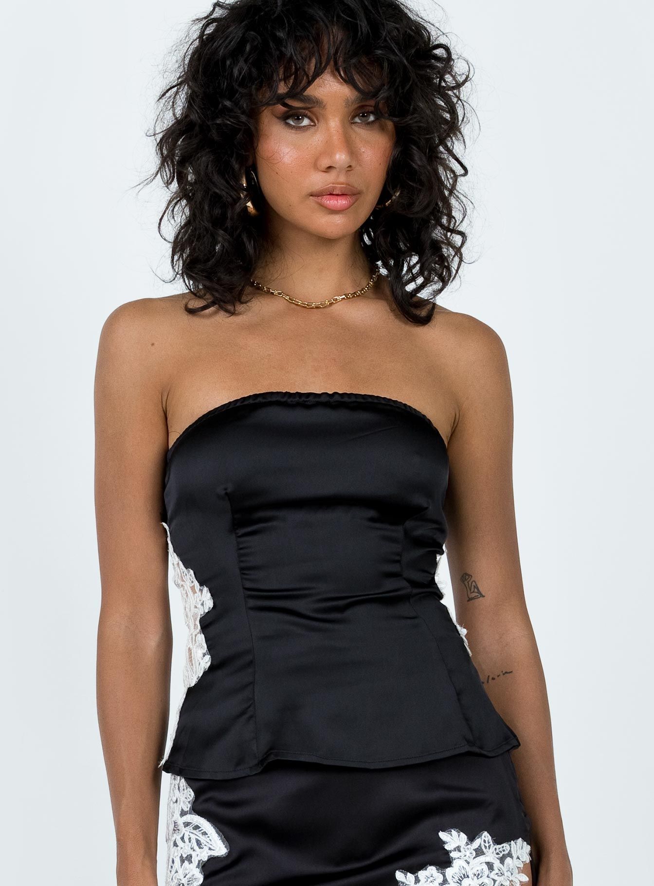 Sittella Tube Top Black sold by Princess Polly