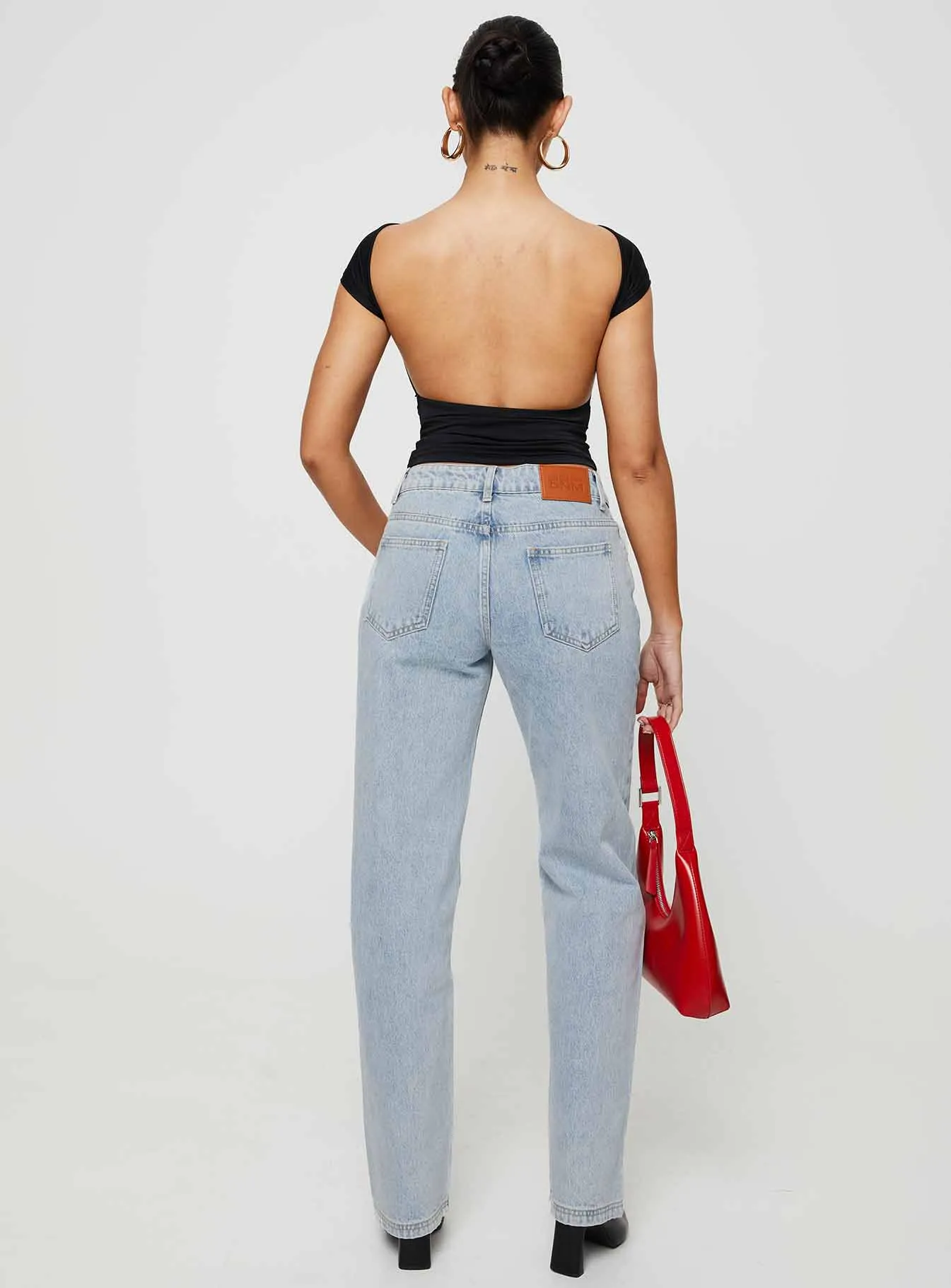 Gazelle Jeans Light Wash Denim sold by Princess Polly product image thumbnail 4