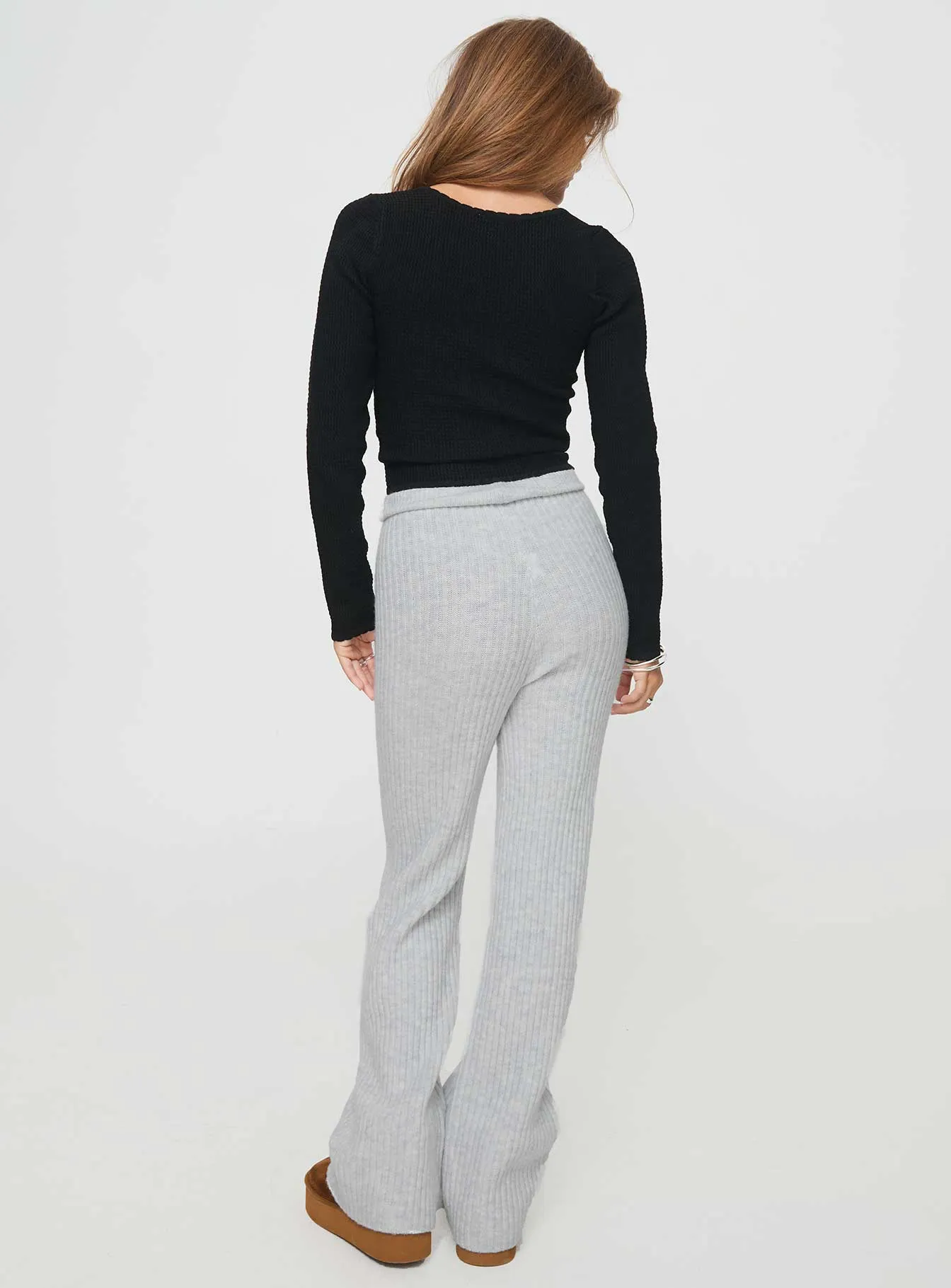 Templa Knit Pants Grey Marle sold by Princess Polly product image thumbnail 4