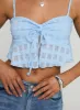Flicker Top Blue sold by Princess Polly