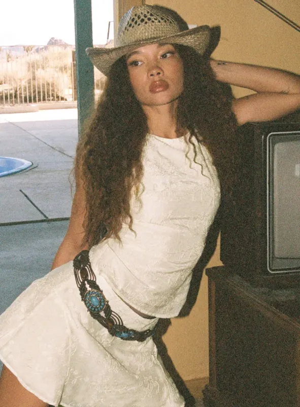 Perilla Lace Top Cream sold by Princess Polly