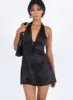 Lanier Mini Dress Black sold by Princess Polly