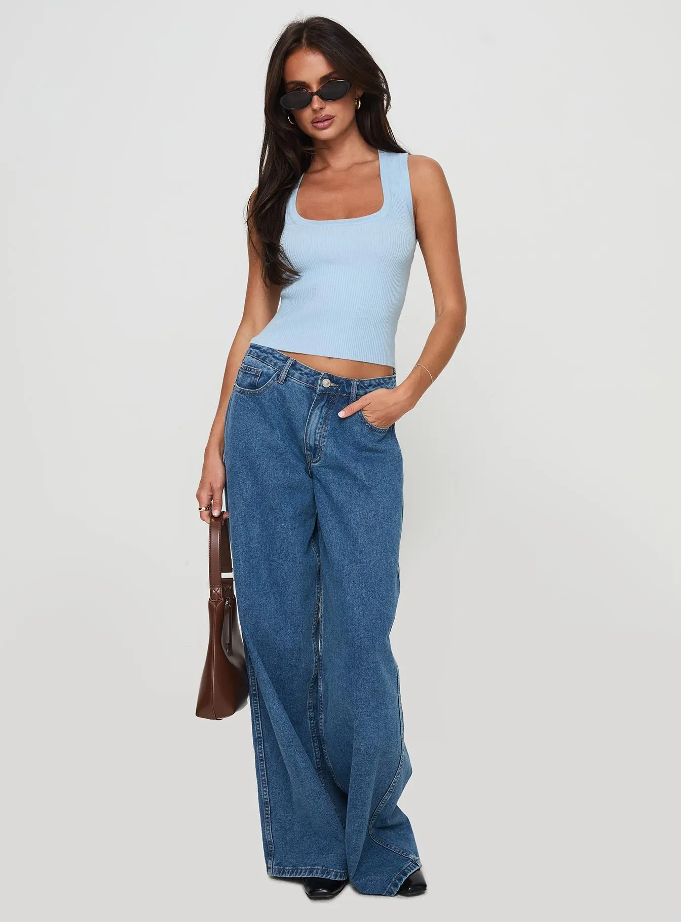 Issues Knit Top Blue sold by Princess Polly product image thumbnail 2