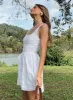 Lorinda Mini Dress White Petite sold by Princess Polly