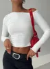 Malian Long Sleeve Top White sold by Princess Polly