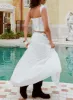 Reiser Lace Maxi Skirt White sold by Princess Polly