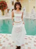 Reiser Lace Maxi Skirt White sold by Princess Polly