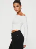 Malian Long Sleeve Top White sold by Princess Polly