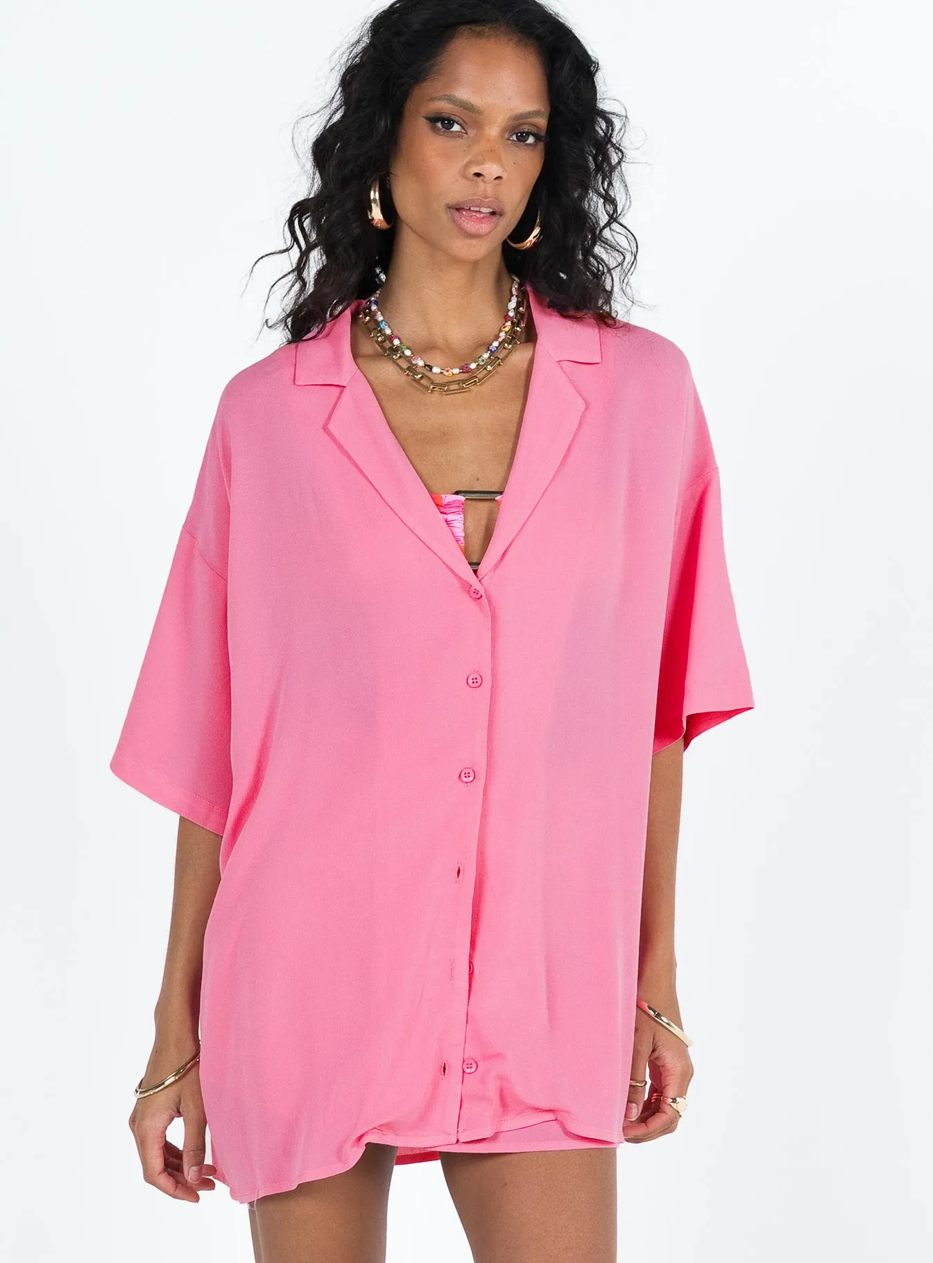Caraliia Shirt Pink sold by Princess Polly product image thumbnail 4