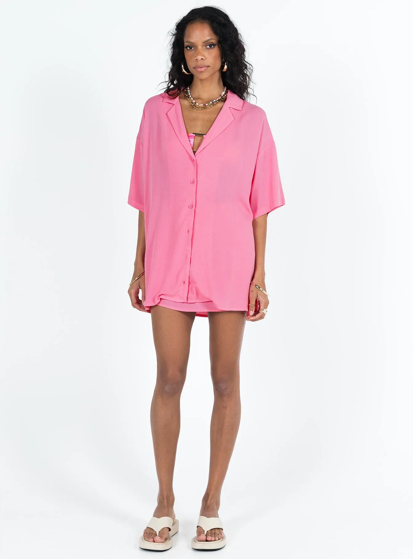Caraliia Shirt Pink sold by Princess Polly product image thumbnail 5