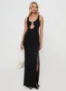 Zaloma Cut Out Maxi Dress Black sold by Princess Polly