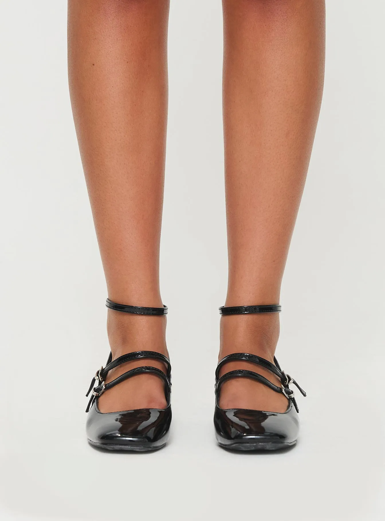 Berta Heels Black Patent sold by Princess Polly product image thumbnail 4