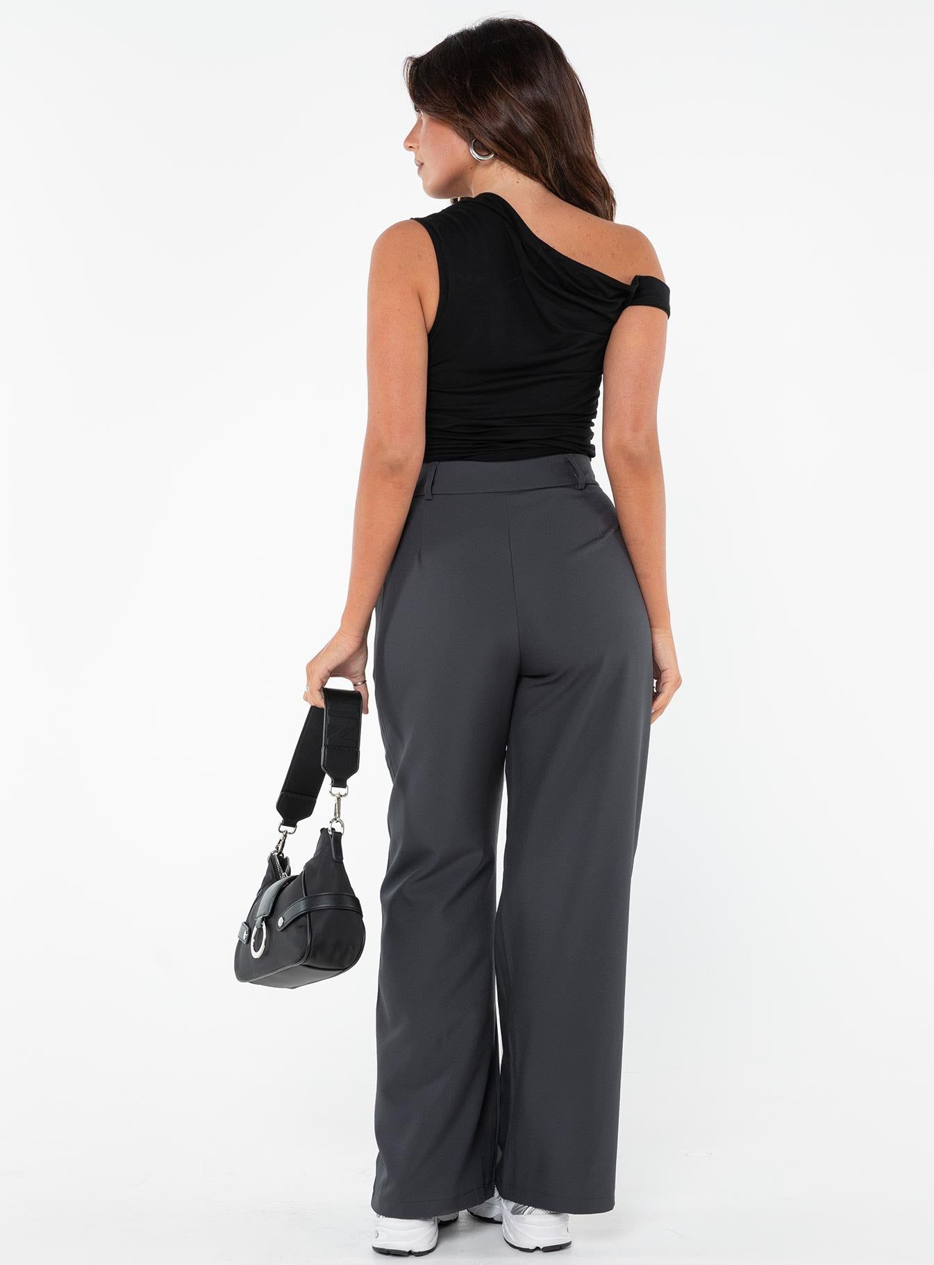 Archer Pants Slate Petite sold by Princess Polly product image thumbnail 5