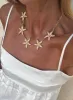 Starfish Necklace Gold sold by Princess Polly