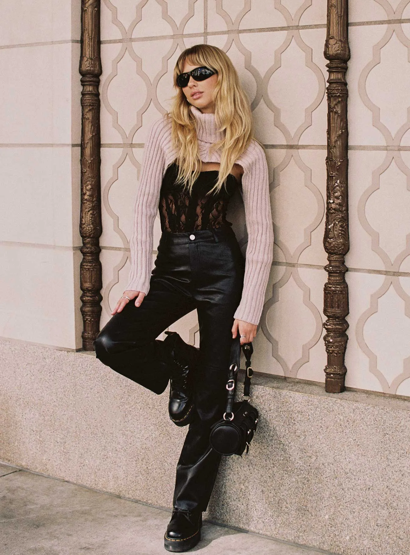 Macey Pants Black Tall sold by Princess Polly