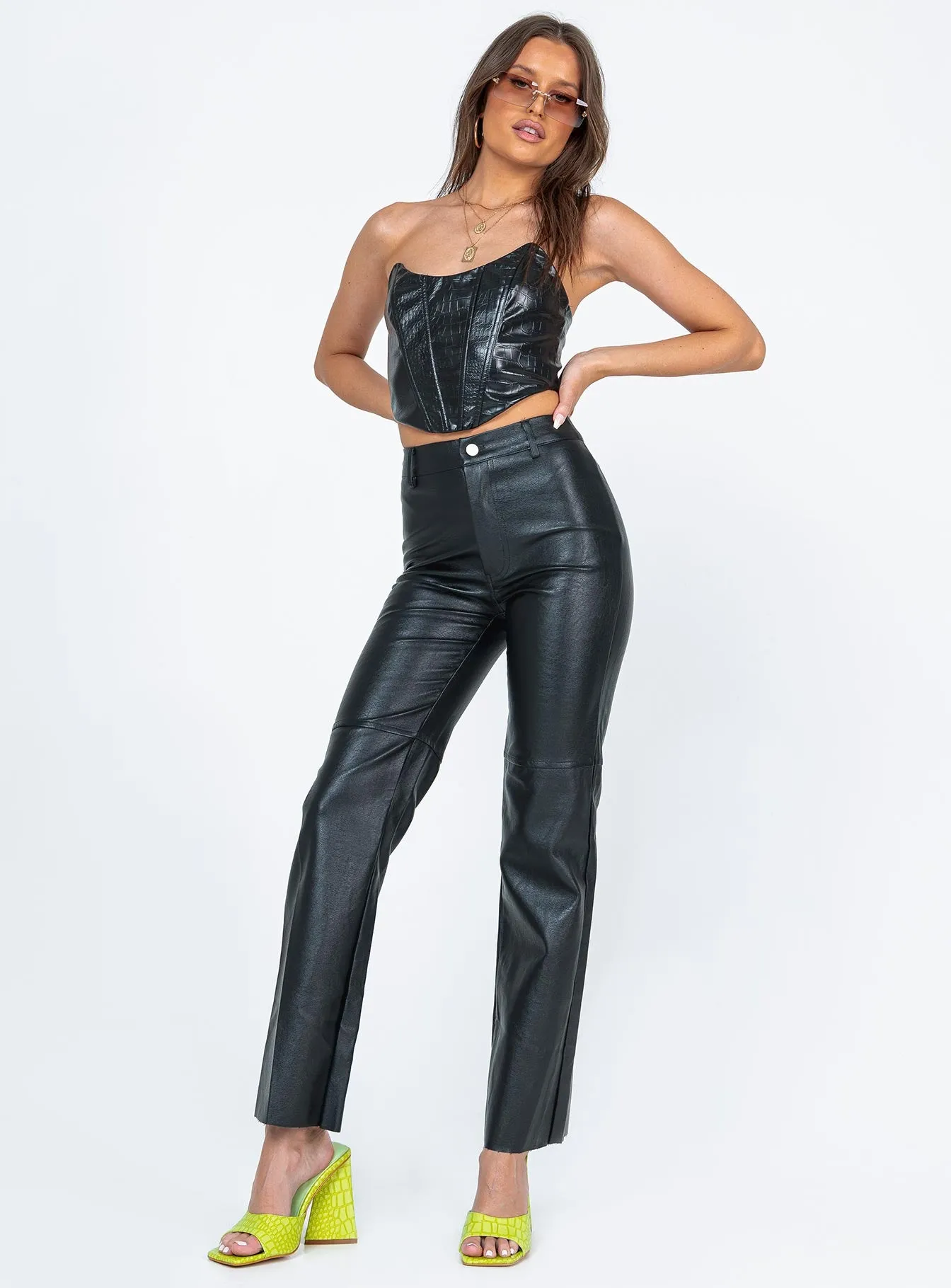 Macey Pants Black Tall sold by Princess Polly product image thumbnail 3
