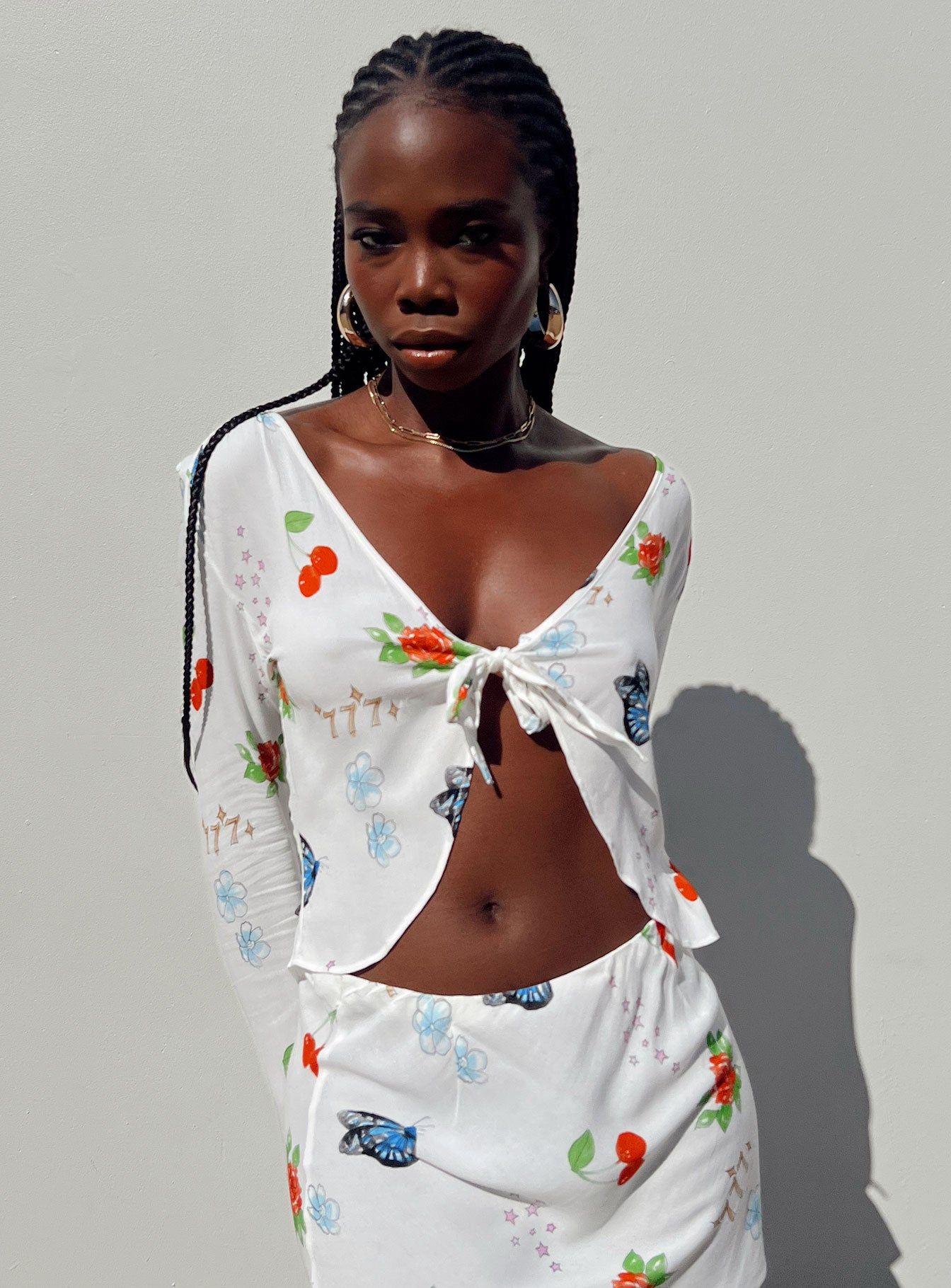 Drawn To You Top Multi sold by Princess Polly