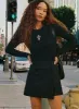 Kinzlee Mini Skirt Black sold by Princess Polly
