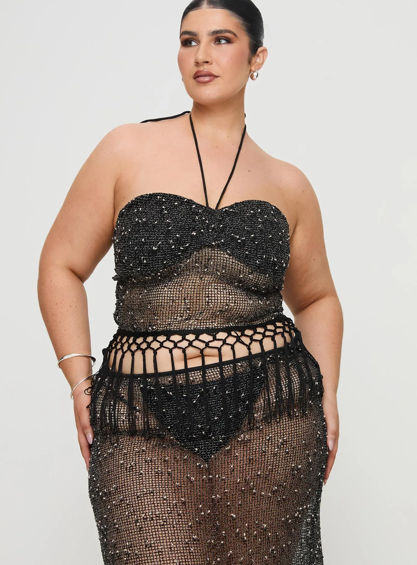 Alnet Top Black Curve sold by Princess Polly product image thumbnail 2