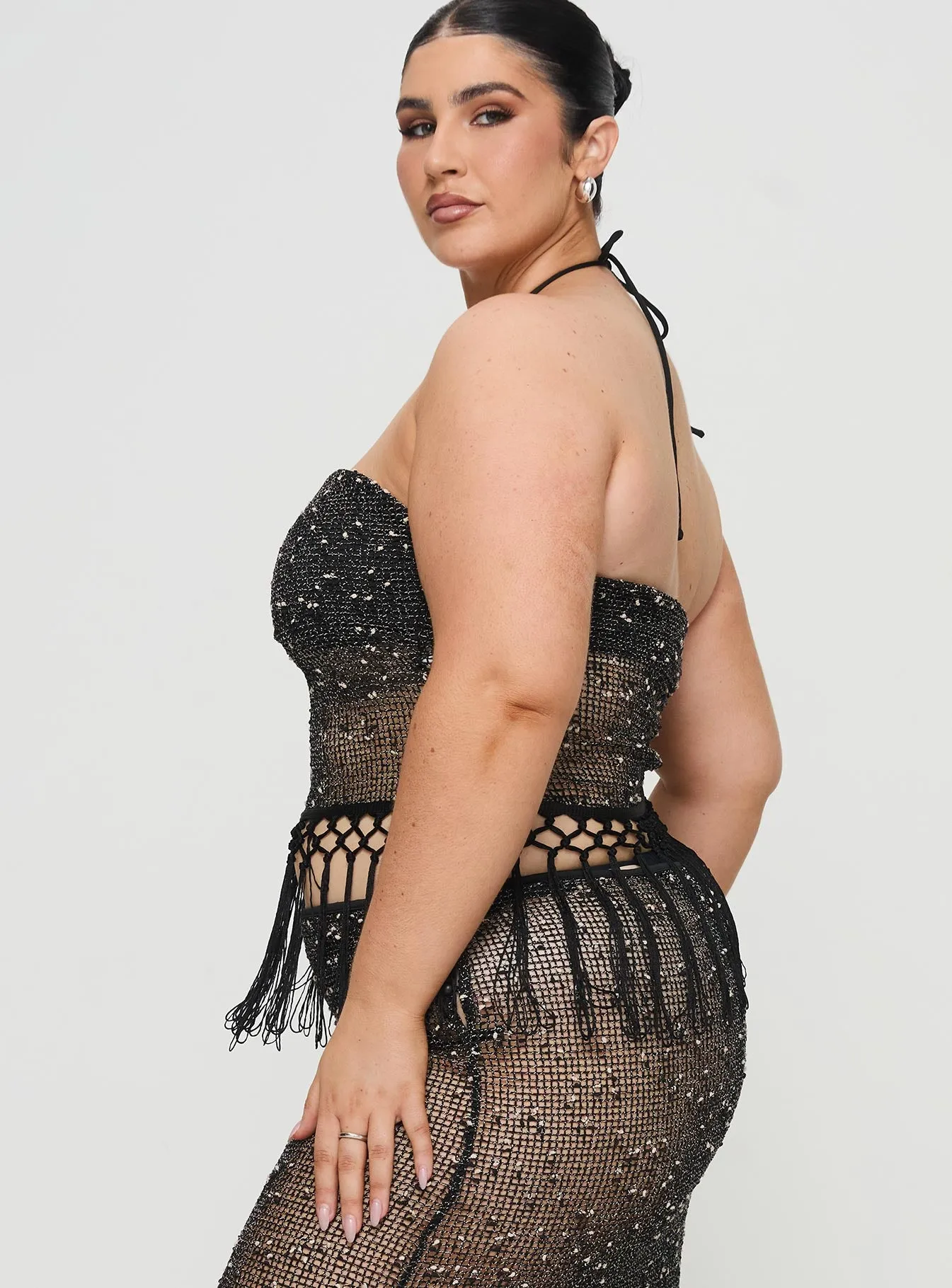 Alnet Top Black Curve sold by Princess Polly product image thumbnail 4