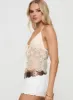 Astona Lace Halter Cream sold by Princess Polly