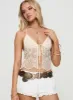 Astona Lace Halter Cream sold by Princess Polly