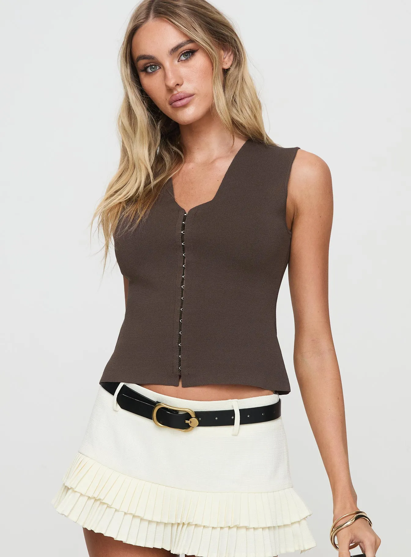 Vega Top Brown sold by Princess Polly product image thumbnail 2