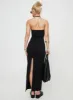Karyssa Rib Maxi Dress Black sold by Princess Polly