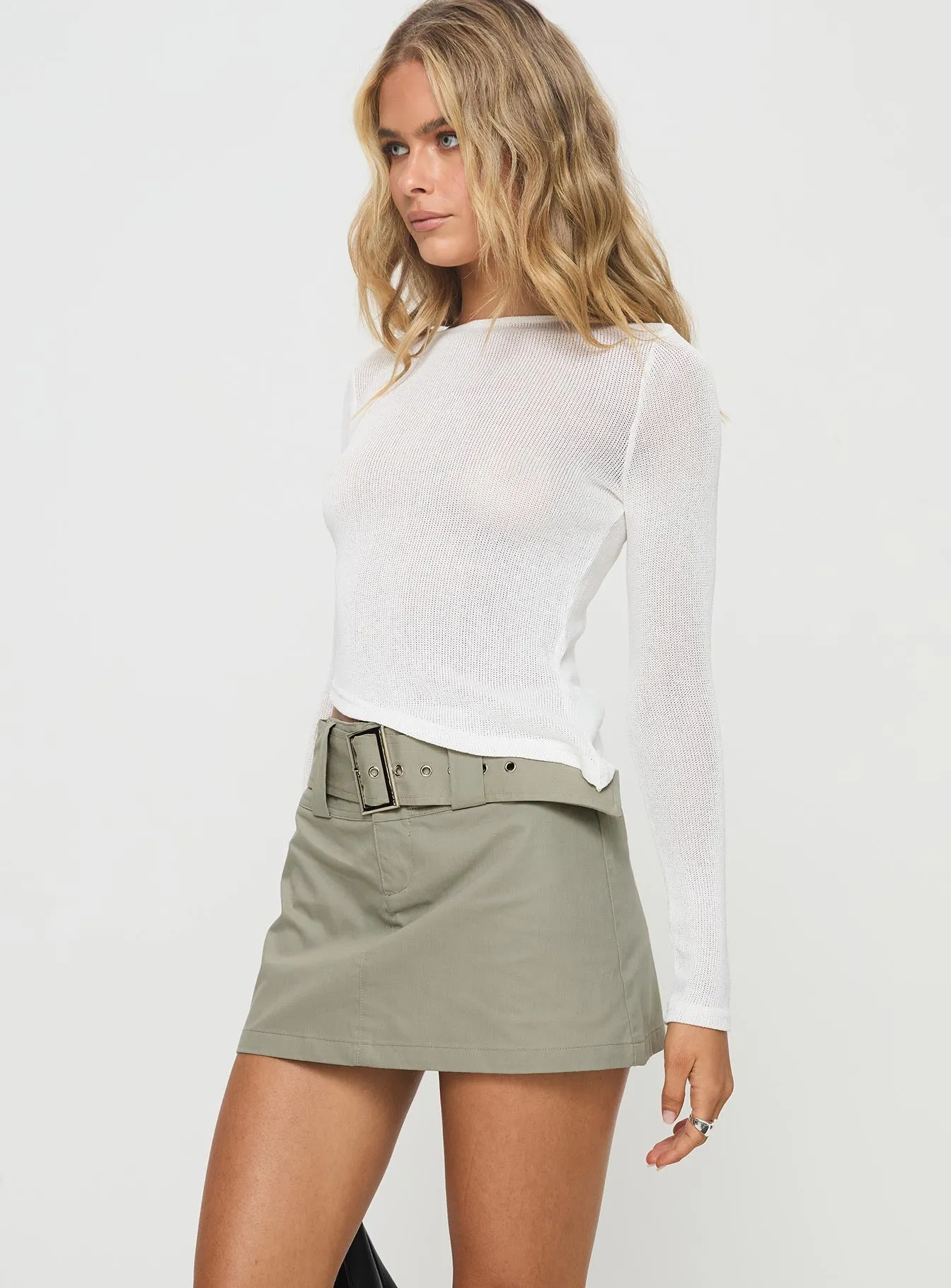Pratt Long Sleeve Top White sold by Princess Polly product image thumbnail 5