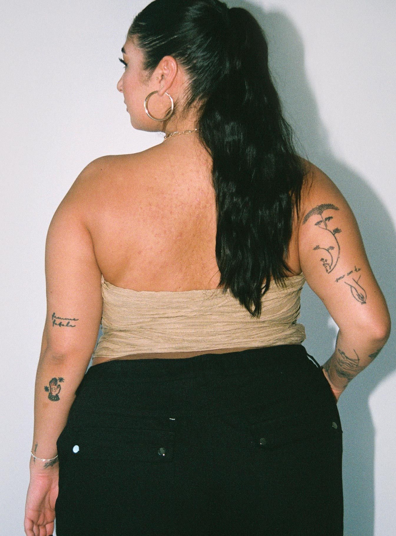 Cecile Strapless Top Mushroom Curve sold by Princess Polly product image thumbnail 4