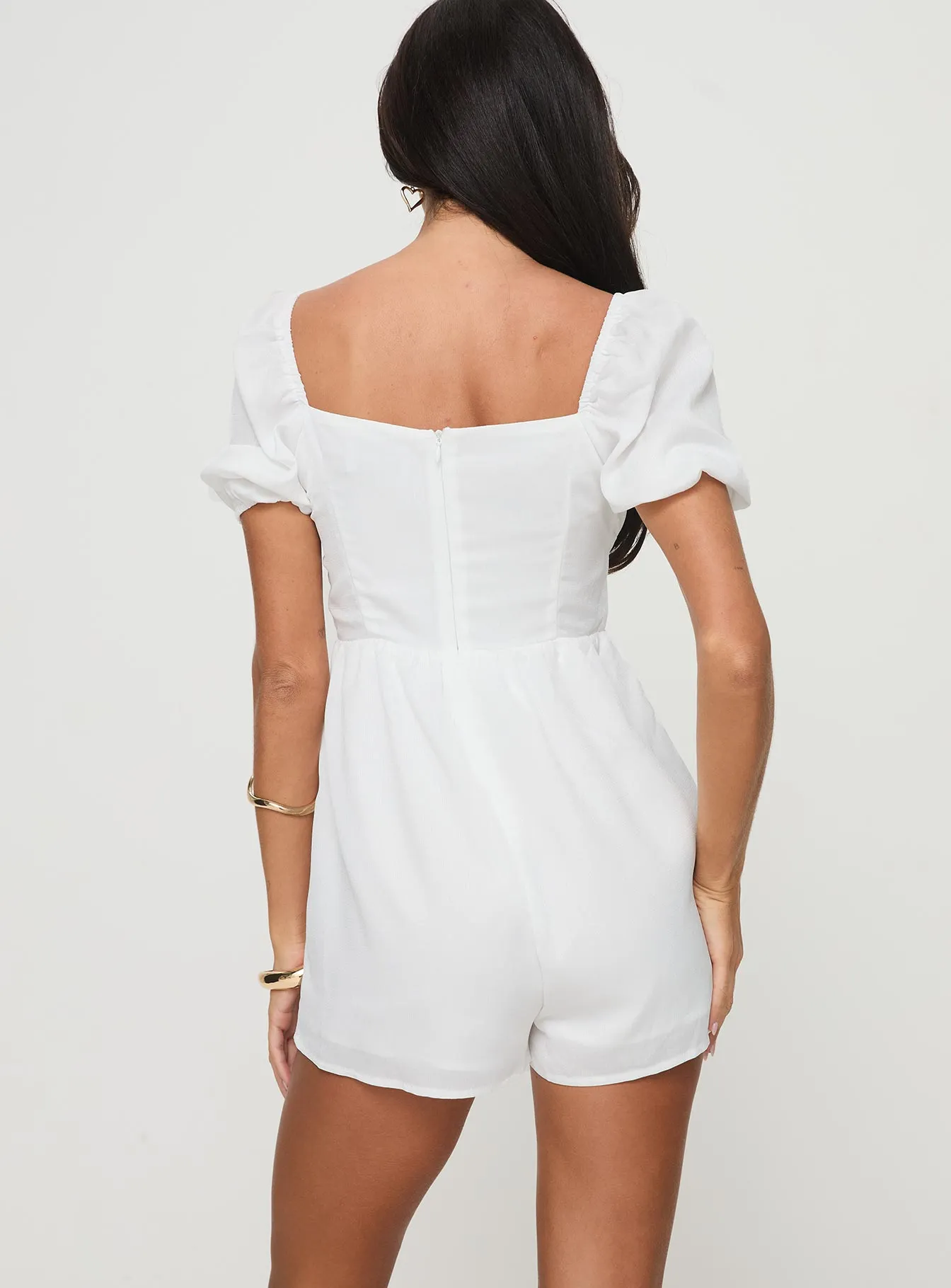 Rooney Romper White sold by Princess Polly product image thumbnail 5