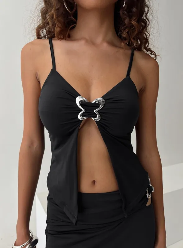 Nesting Top Black sold by Princess Polly
