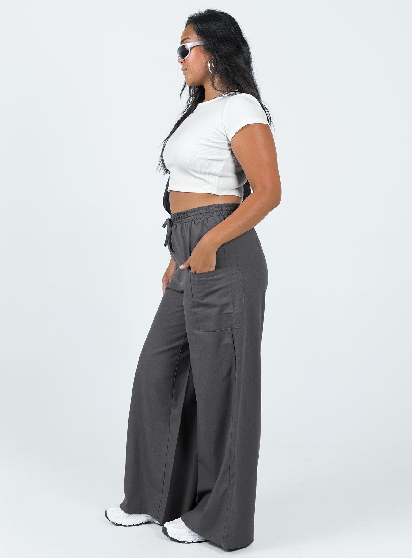Brunie Pants Slate sold by Princess Polly product image thumbnail 4
