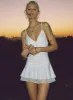 Love Is Alive Lace Mini Dress White sold by Princess Polly
