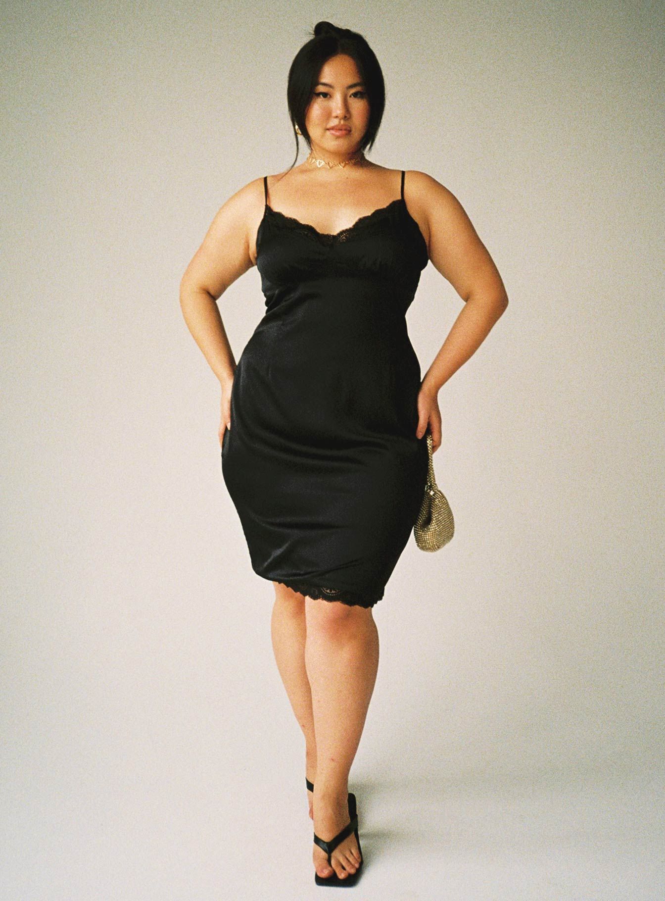 Maple Mae Mini Dress Black Curve sold by Princess Polly product image thumbnail 2