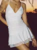 Love Is Alive Lace Mini Dress White sold by Princess Polly
