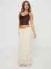 Oh Plisse Maxi Skirt Cream sold by Princess Polly