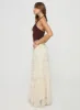 Oh Plisse Maxi Skirt Cream sold by Princess Polly