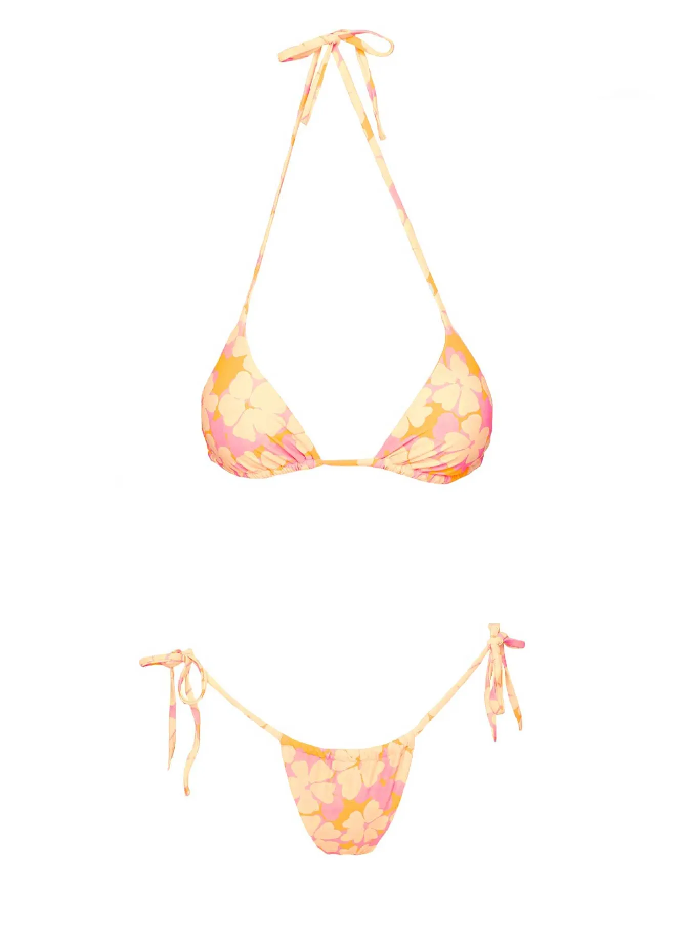 Jenner Triangle Bikini Top Multi Floral sold by Princess Polly product image thumbnail 5