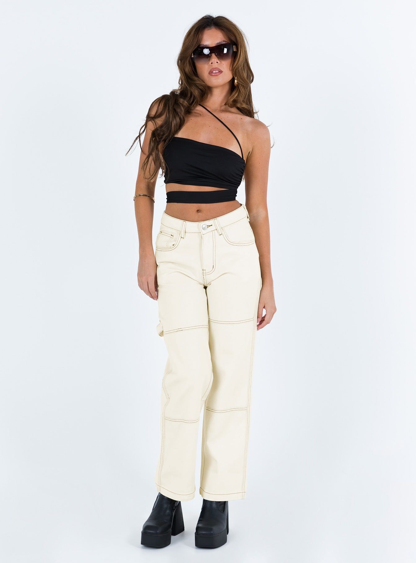 Copeland Jeans White Petite sold by Princess Polly product image thumbnail 3