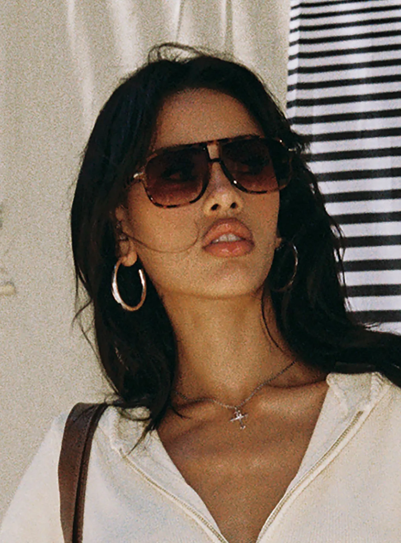 Dore Aviator Sunglasses Brown sold by Princess Polly product image thumbnail 4