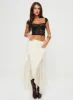 Madame Lace Maxi Skirt Cream sold by Princess Polly